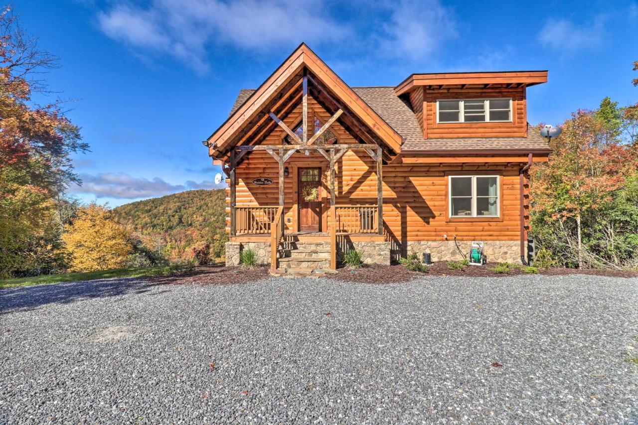 Hilltop Cabin On 5 Acres With Hot Tub And Waterfall! Bryson City Luaran gambar